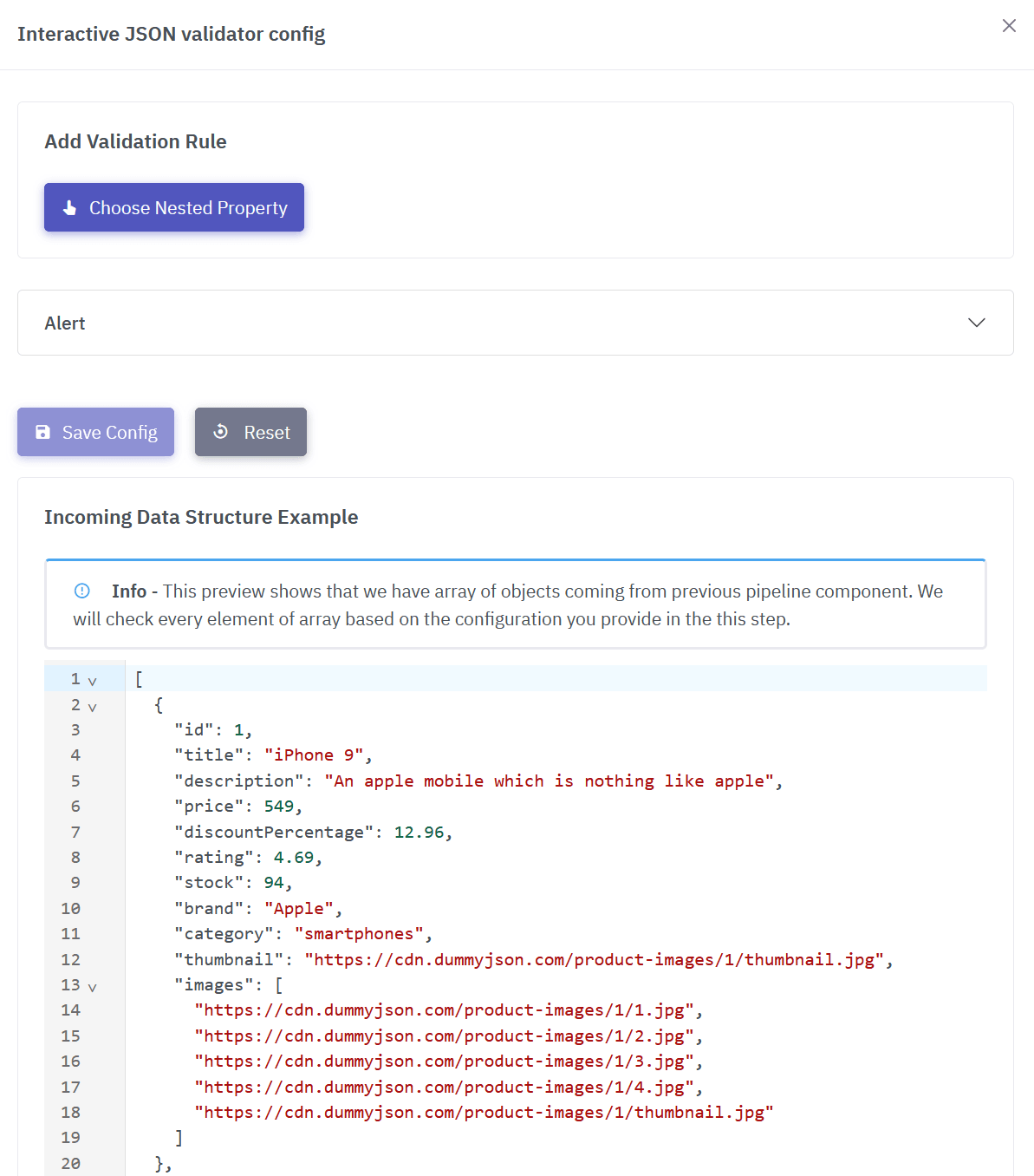 Interactive JSON Validator